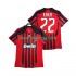 Camisola AC Milan KAKA 22 2007 Retro Homem Equipamento Primeiro 2008 Manga Curta